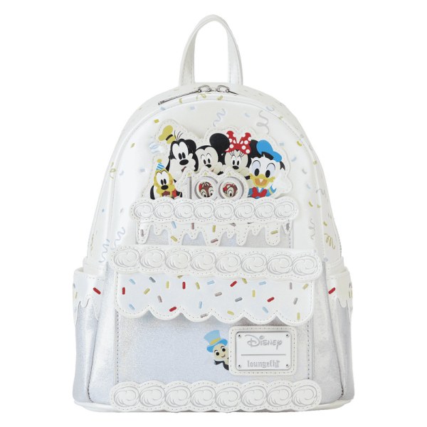 MINI MOCHILA Tarta Celebración Aniversario Disney100 - DISNEY LOUNGEFLY
