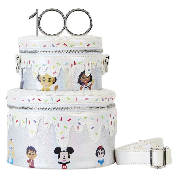 BOLSOS DE HOMBRO Tarta Celebración Aniversario 100 Disney - DISNEY LOUNGEFLY
