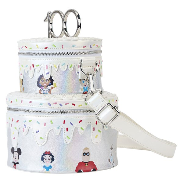 BOLSOS DE HOMBRO Tarta Celebración Aniversario 100 Disney - DISNEY LOUNGEFLY