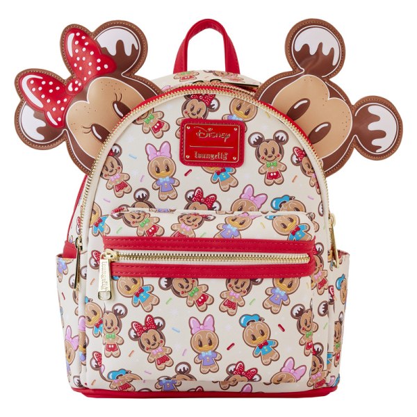 MINI MOCHILA Mickey y sus amigos de jengibre con diadema - DISNEY LOUNGEFLY