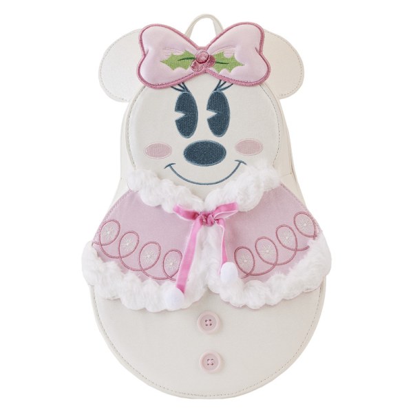 MINI MOCHILA Mickey y Minnie Muñeco de Nieve - DISNEY LOUNGEFLY