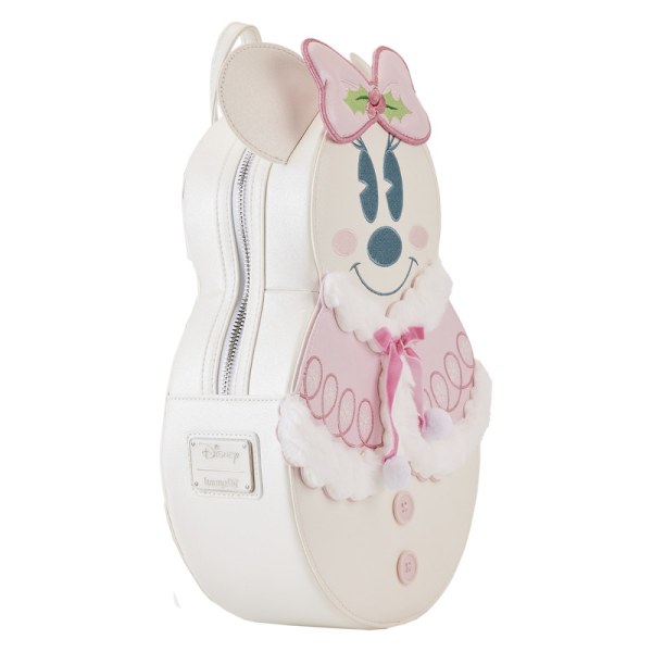 MINI MOCHILA Mickey y Minnie Muñeco de Nieve - DISNEY LOUNGEFLY