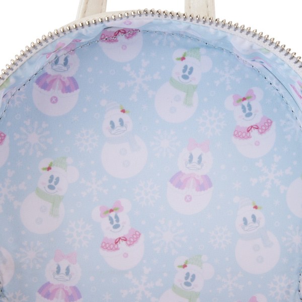 MINI MOCHILA Mickey y Minnie Muñeco de Nieve - DISNEY LOUNGEFLY