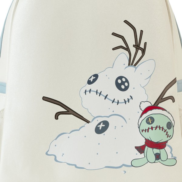MINI MOCHILA Stitch Holiday Snow Angel - DISNEY LOUNGEFLY