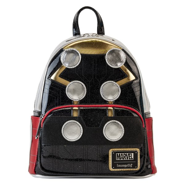 MINI MOCHILA Thor Metálica Marvel - MARVEL LOUNGEFLY