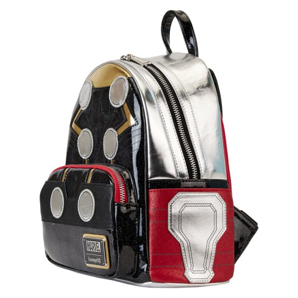 MINI MOCHILA Thor Metálica Marvel - MARVEL LOUNGEFLY