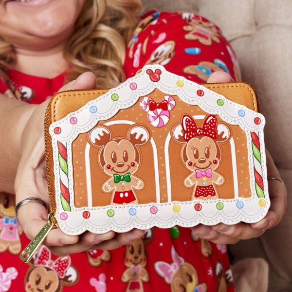 CARTERA Casa de Jengibre Mickey y sus Amigos - DISNEY LOUNGEFLY