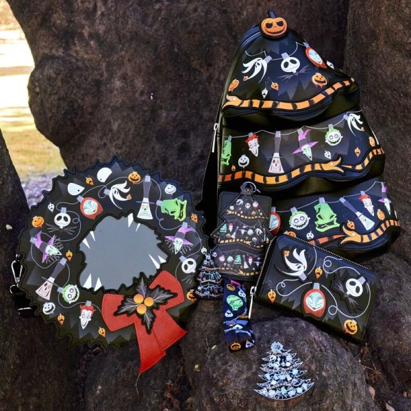 Cartera Nightmare Before Christmas Guirnalda de luces para árbol de Navidad - DISNEY LOUNGEFLY