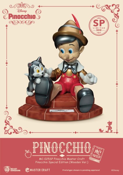 PINOCHO VERSIÓN MADERA EDICIÓN ESPECIAL - DISNEY MASTERCRAFT