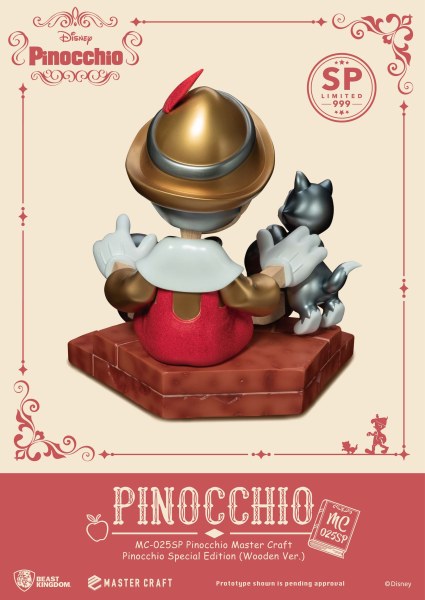 PINOCHO VERSIÓN MADERA EDICIÓN ESPECIAL - DISNEY MASTERCRAFT