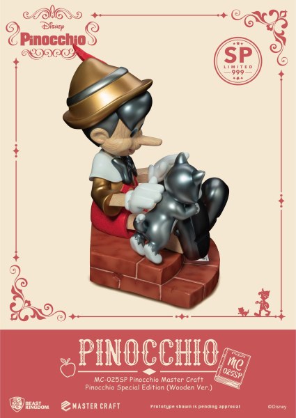 PINOCHO VERSIÓN MADERA EDICIÓN ESPECIAL - DISNEY MASTERCRAFT