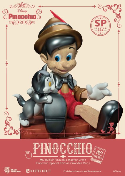 PINOCHO VERSIÓN MADERA EDICIÓN ESPECIAL - DISNEY MASTERCRAFT