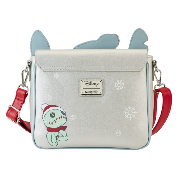 SHOULDER BAG Stitch Holiday Glitter - DISNEY LOUNGEFLY