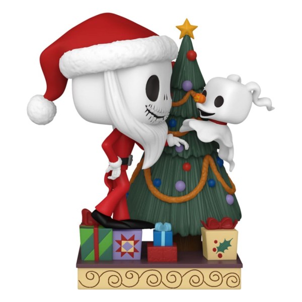 ¡ Funko POP! Deluxe 1386 - Nightmare Before Christmas 30 - Jack & Zero con el árbol