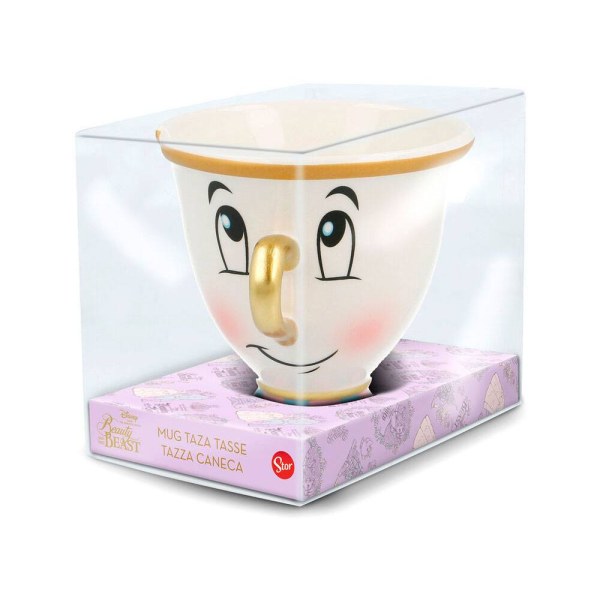 taza 3D La Bella y la Bestia Chip - Disney