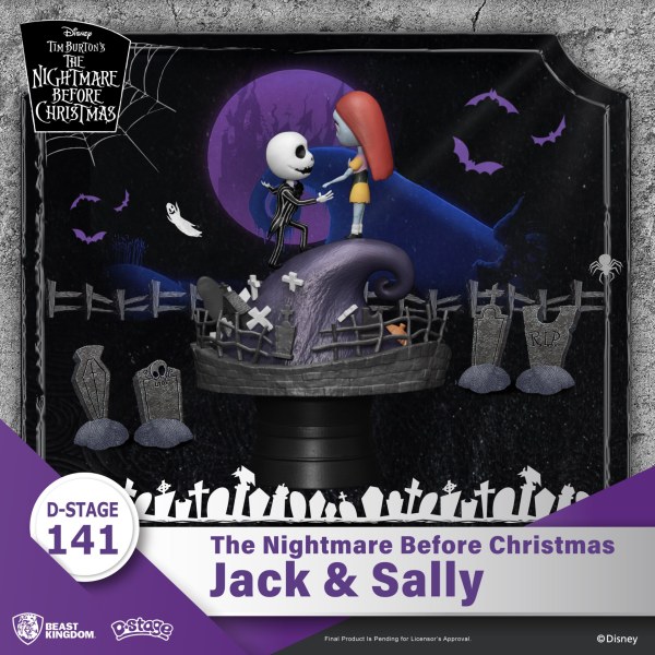 DIORAMA Jack y Sally Nightmare Before Christmas - DISNEY D-STAGE