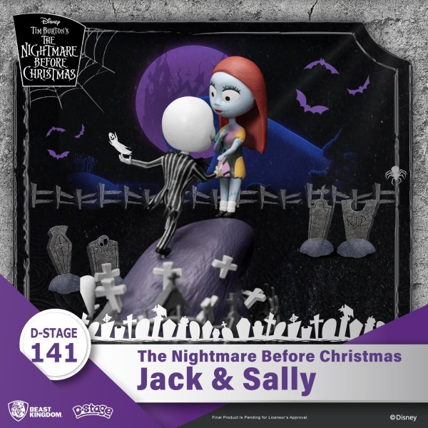 DIORAMA Jack y Sally Nightmare Before Christmas - DISNEY D-STAGE