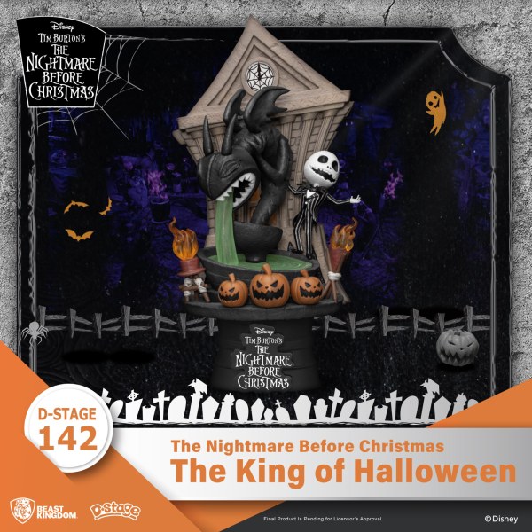 DIORAMA El Rey de Halloween Nightmare Before Christmas – DISNEY D-STAGE