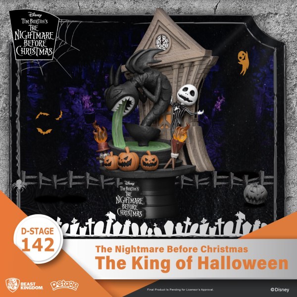 DIORAMA El Rey de Halloween Nightmare Before Christmas – DISNEY D-STAGE