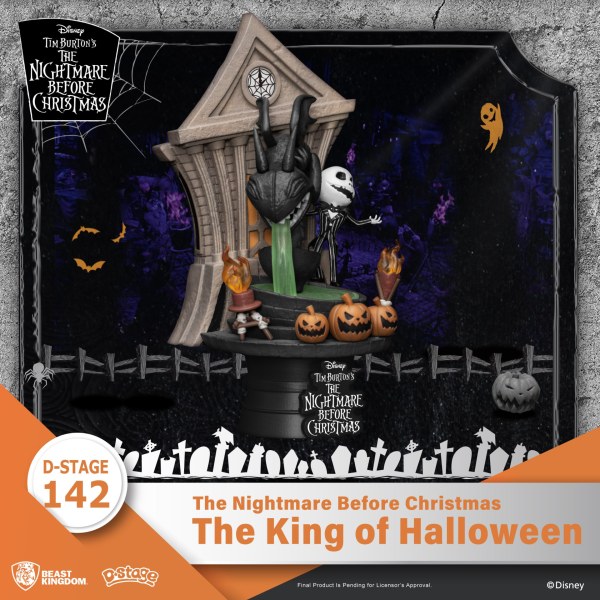 DIORAMA El Rey de Halloween Nightmare Before Christmas – DISNEY D-STAGE