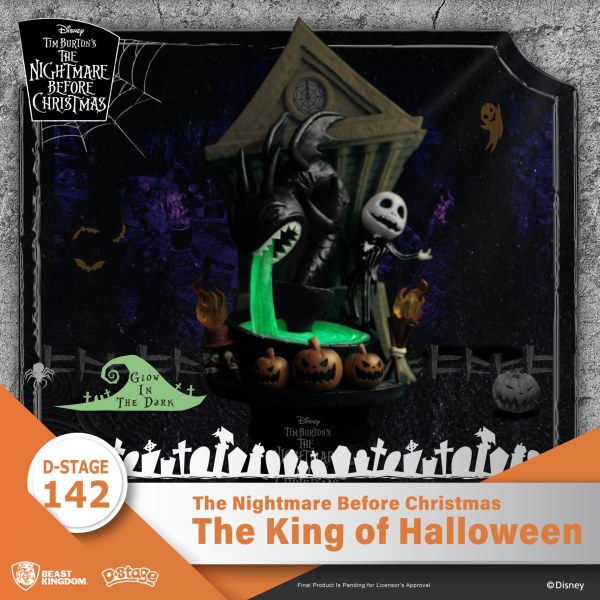 DIORAMA El Rey de Halloween Nightmare Before Christmas – DISNEY D-STAGE