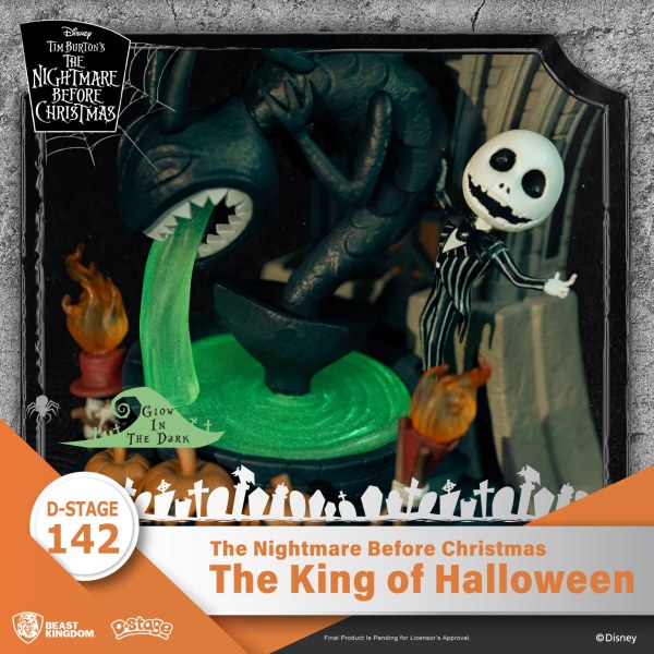 DIORAMA El Rey de Halloween Nightmare Before Christmas – DISNEY D-STAGE