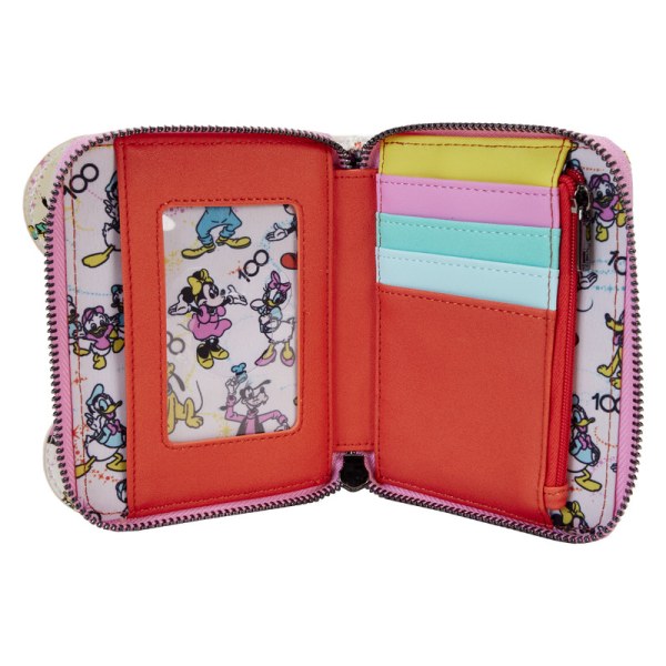 CARTERA Disney 100 Mickey y sus amigos iridiscentes - DISNEY LOUNGEFLY