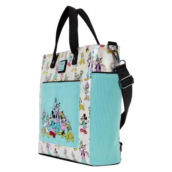 Bolsa Tote Disney 100 Iridiscente Mickey et ses amis - DISNEY LOUNGEFLY
