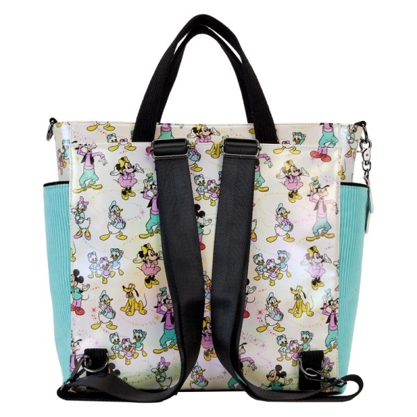 Bolsa Tote Disney 100 Iridiscente Mickey et ses amis - DISNEY LOUNGEFLY