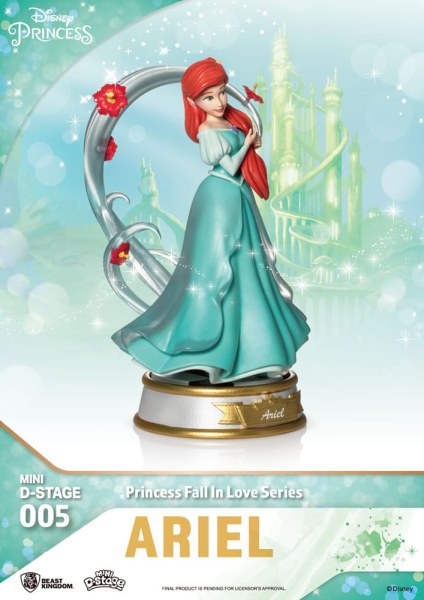 Lote de 6 figuras de princesas Disney serie "Enamórate" - Disney mini D-Stage