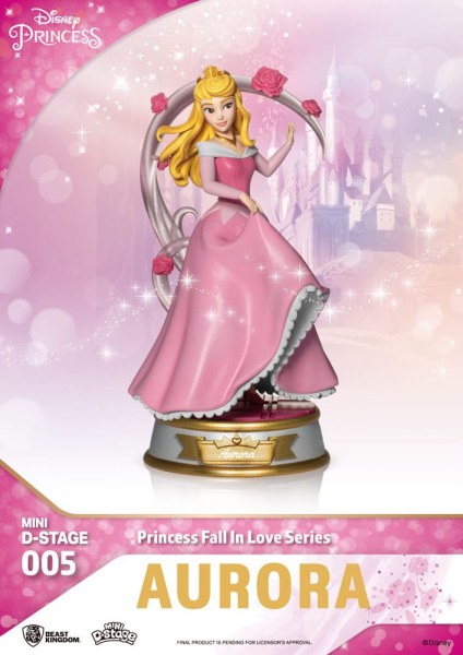 Lote de 6 figuras de princesas Disney serie "Enamórate" - Disney mini D-Stage