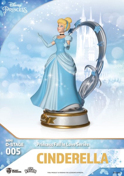 Lote de 6 figuras de princesas Disney serie "Enamórate" - Disney mini D-Stage