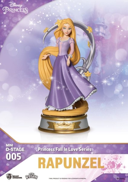 Lote de 6 figuras de princesas Disney serie "Enamórate" - Disney mini D-Stage