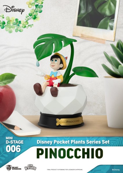 Conjunto de 6 Mini Diorama Stage serie " "Plantas de bolsillo" " - Disney mini D-Stage