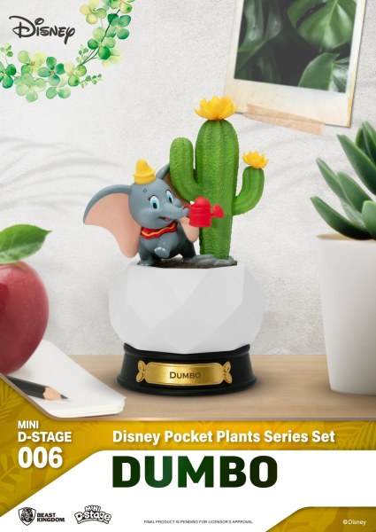 Conjunto de 6 Mini Diorama Stage serie " "Plantas de bolsillo" " - Disney mini D-Stage