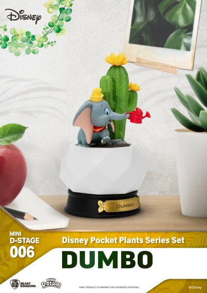 Conjunto de 6 Mini Diorama Stage serie " "Plantas de bolsillo" " - Disney mini D-Stage