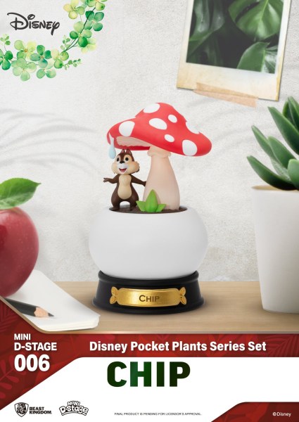 Conjunto de 6 Mini Diorama Stage serie " "Plantas de bolsillo" " - Disney mini D-Stage