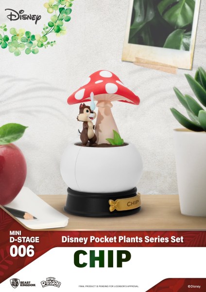 Conjunto de 6 Mini Diorama Stage serie " "Plantas de bolsillo" " - Disney mini D-Stage