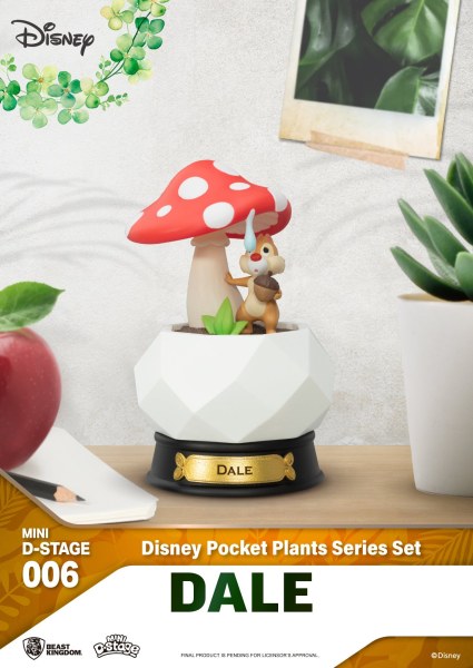 Conjunto de 6 Mini Diorama Stage serie " "Plantas de bolsillo" " - Disney mini D-Stage