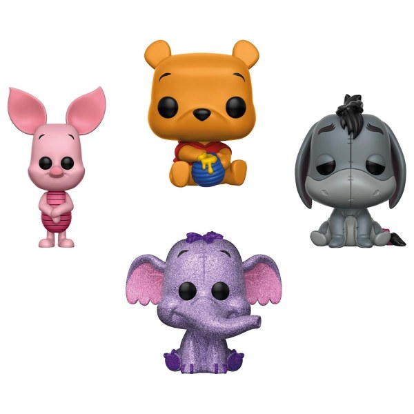 Pack de 4 Funko Pop! Vinilos de Películas - Winnie the pooh - Disney