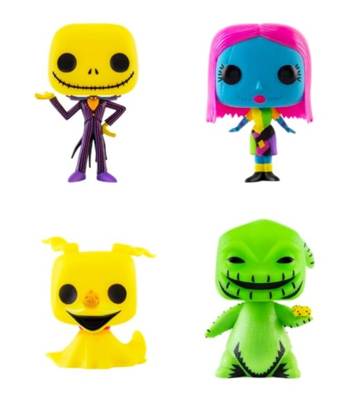 Pack de 4 Funko Pop! Películas Vinilo - Pesadilla antes de Navidad (EMEA) - Disney