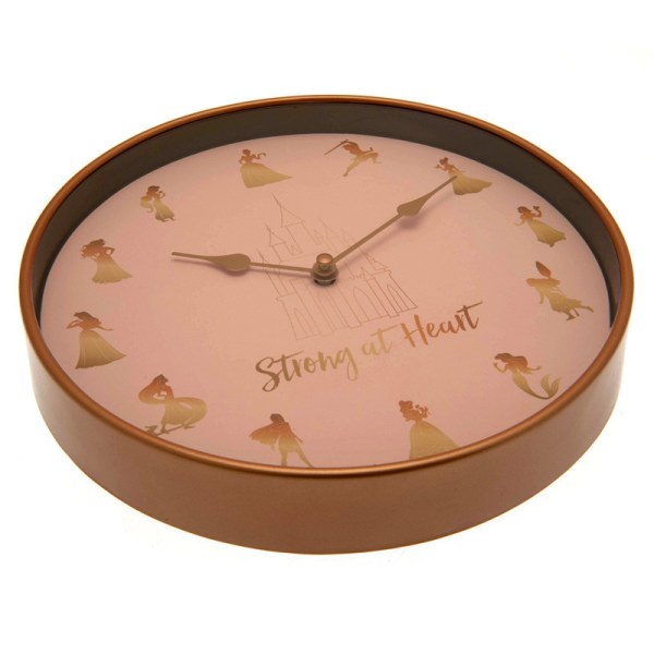 Reloj de pared Princesas Disney "Fuertes de Corazón"