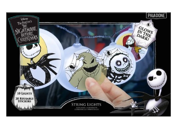 Guirnalda luminosa Nightmare Before Christmas con pegatinas - Disney