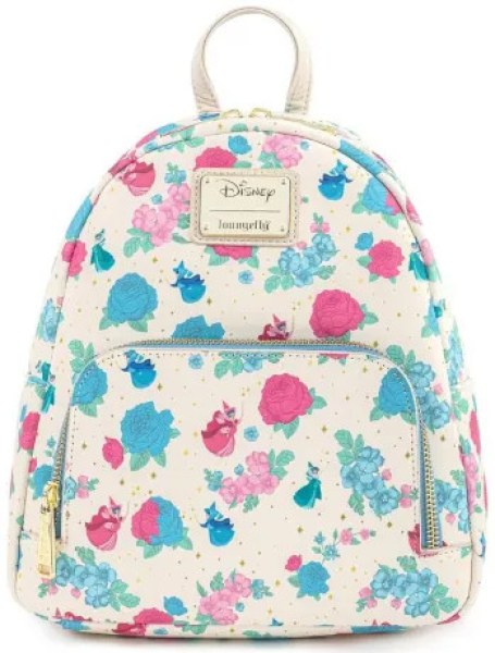 MINI MOCHILA Floral Hadas Madrinas - DISNEY LOUNGEFLY