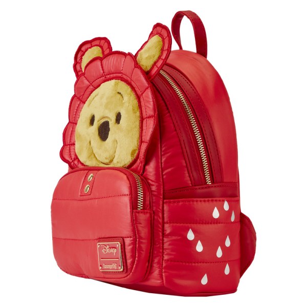 MINI MOCHILA Winnie the Pooh con chaqueta de plumas para días lluviosos - DISNEY LOUNGEFLY