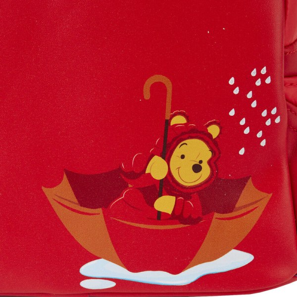 MINI MOCHILA Winnie the Pooh con chaqueta de plumas para días lluviosos - DISNEY LOUNGEFLY
