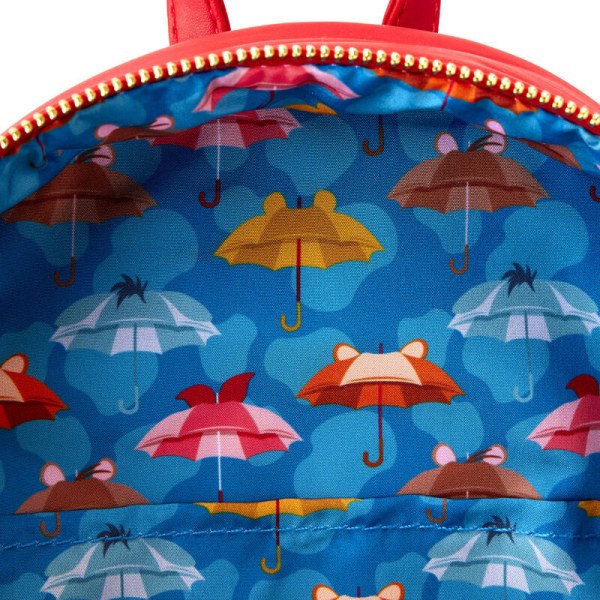 MINI MOCHILA Winnie the Pooh con chaqueta de plumas para días lluviosos - DISNEY LOUNGEFLY