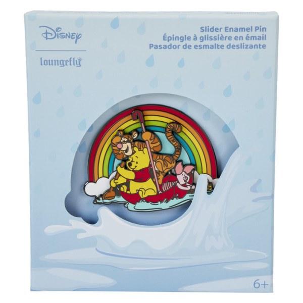 PIN'S Collector Winnie y sus amigos se deslizan en un día lluvioso Edición limitada - Disney