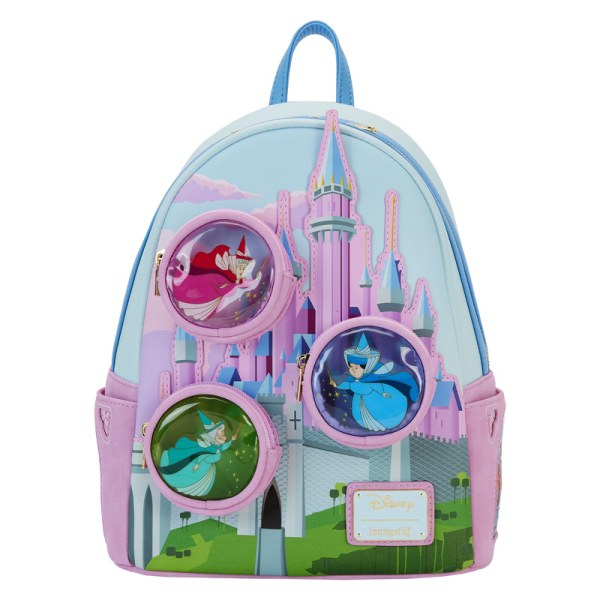 mini mochila Castillo de la Bella Durmiente con Las Tres Hadas Buenas - DISNEY LOUNGEFLY