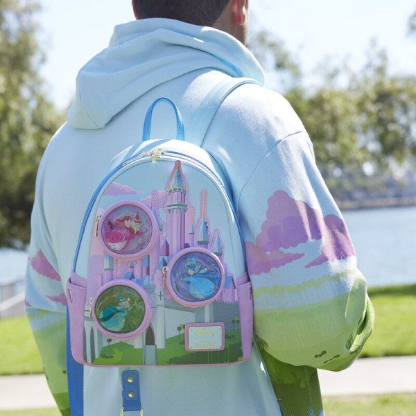 mini mochila Castillo de la Bella Durmiente con Las Tres Hadas Buenas - DISNEY LOUNGEFLY